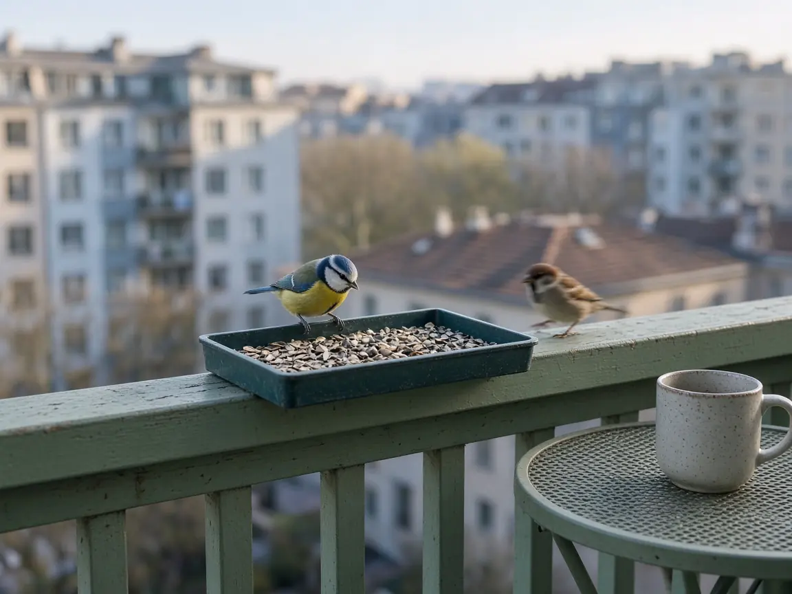 Was mir die erste Vogelfutterstelle auf dem Balkon beigebracht hat